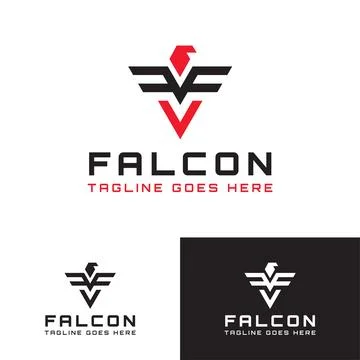 Falcon Logo Stock Illustration