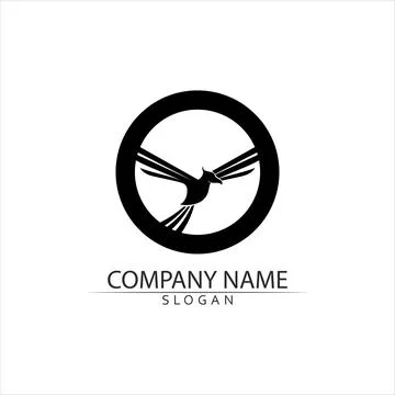 Falcon Logo Template vector Stock Illustration