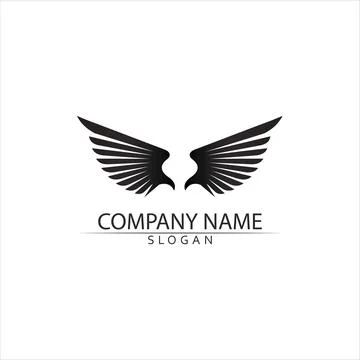 Falcon Logo Template vector Stock Illustration