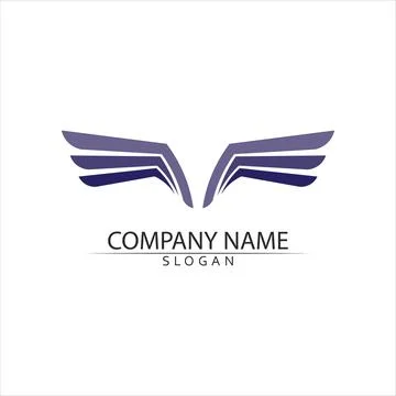 Falcon Logo Template vector Stock Illustration