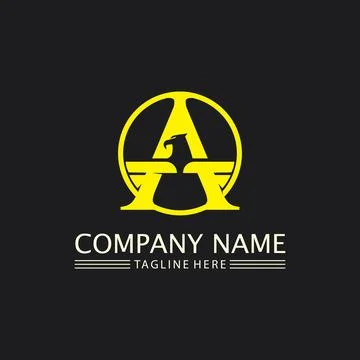 Falcon Logo Template vector Stock Illustration