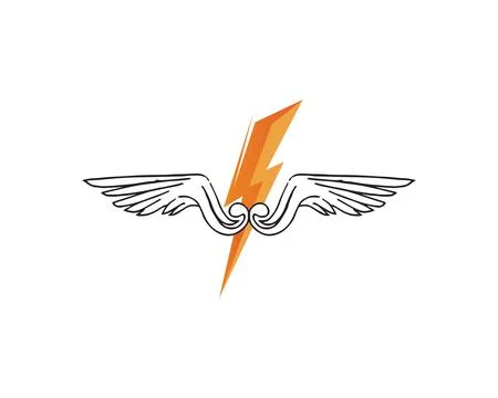 Falcon Wing Logo Template vector icon design Stock Illustration