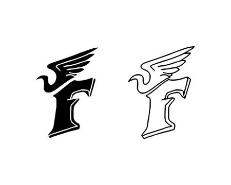 Falcon Wing Logo Template vector icon design 스톡 일러스트