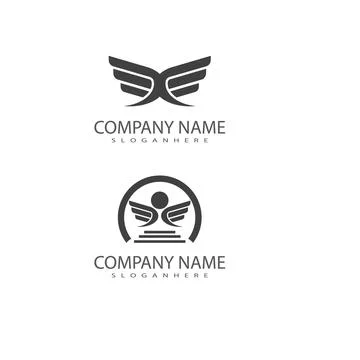 Falcon Wing Logo Template vector 스톡 일러스트