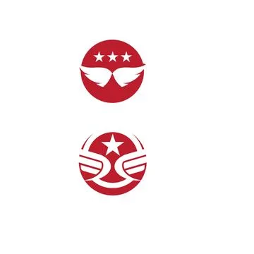Falcon Wing Logo Template vector Illustration