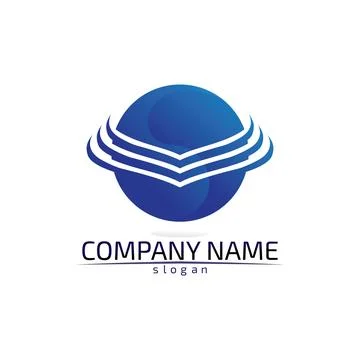 Falcon Wings Logo Template vector icon logo design app Illustrazione stock