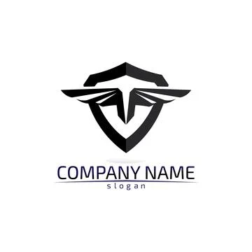 Falcon Wings Logo Template vector icon logo design app Stock Illustration