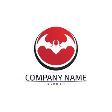 Falcon Wings Logo Template vector icon logo design app Stock Illustration