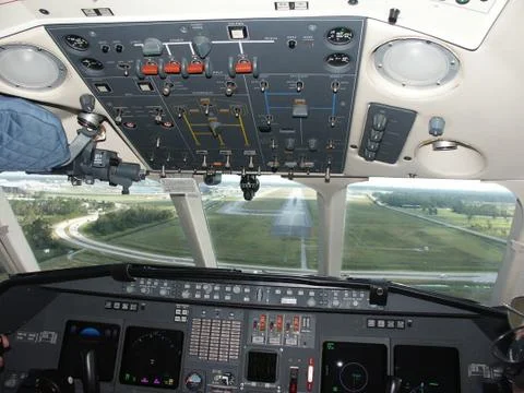 Falcon2000 Cockpit Stock Photos