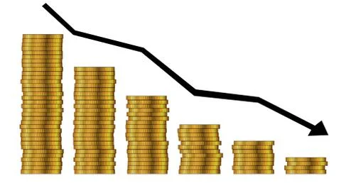 Faling Prices Stock Photos