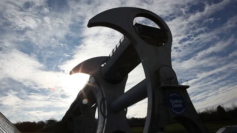 The Falkirk Wheel Video stock 105785169