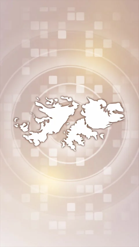 Falkland Islands Animated Map Stock Footage 275903063