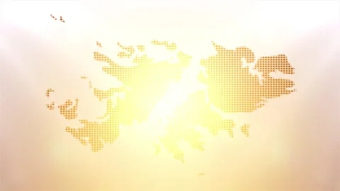 Falkland Islands Map Opener Stock Footage 247897103