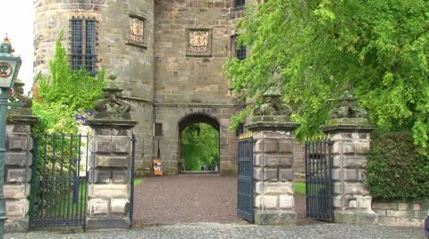Falkland Palace Stock Footage 8950323