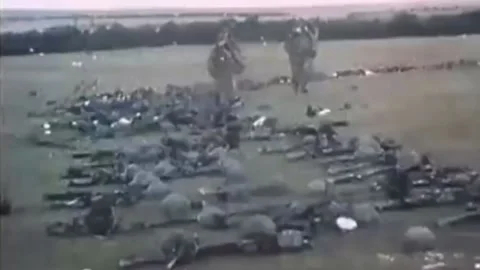 Falklands War. The offensive of the British troops. Apr1982  (25) Stock-Footage 232879264