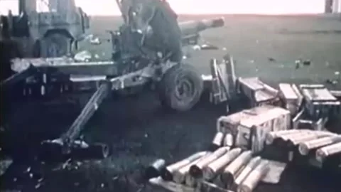 Falklands War. The offensive of the British troops. Apr1982  (29) Video stock 232879295