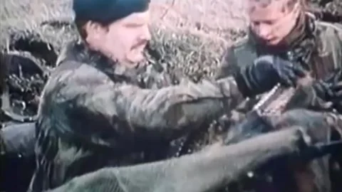 Falklands War. The offensive of the British troops. Apr1982  (31) Video stock 232879309