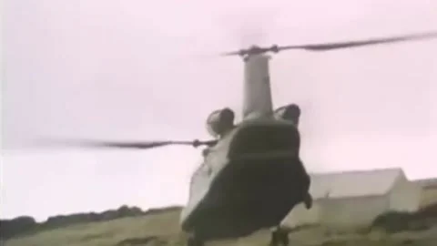 Falklands War. The offensive of the British troops. Apr1982  (33) Video stock 232879316