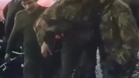 Falklands War. The offensive of the British troops. Apr1982  (37) Stock-Footage 232879353