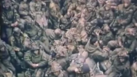 Falklands War. The offensive of the British troops. Apr1982  (40) Stock-Footage 232879403