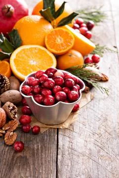 Fall and winter ingredients still life Stock Photos