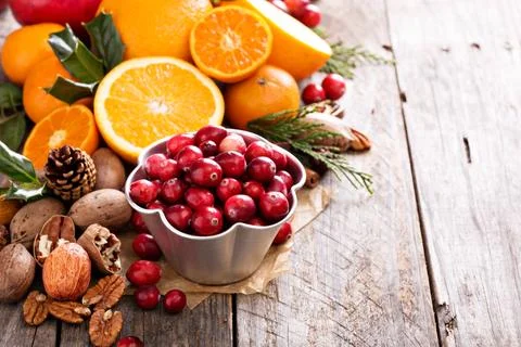 Fall and winter ingredients still life Stock Photos