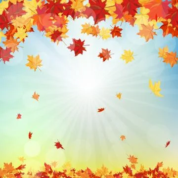 Fall (Autumn) Background Stock Illustration