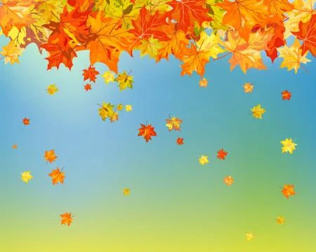Fall (Autumn) Background Stock Illustration