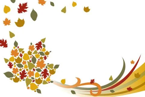 Fall Autumn Background Illustration Stock Illustration