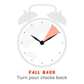 Fall back vector illustration Stock Illustration
