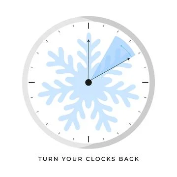 Fall back vector illustration. Stock Illustration