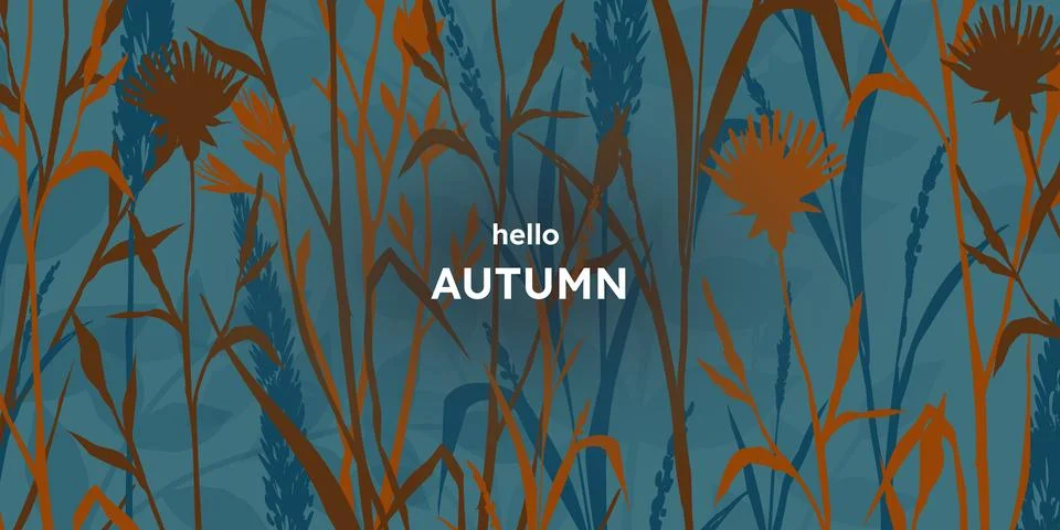 Fall background. Abstract pattern. Hello autumn. Thanksgiving elegant design or Stockillustratie