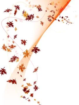 Fall background Illustrazione stock