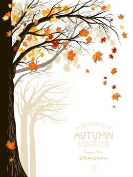 Fall background Stock Illustration
