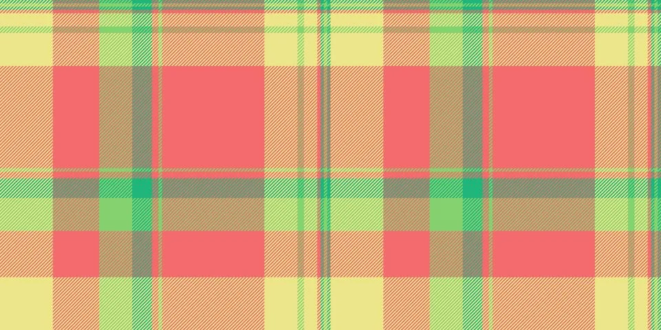 Fall background textile check, mid seamless texture vector. Shape fabric ta.. Illustrazione stock