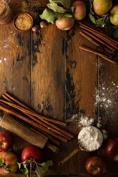 Fall baking concept background Stock Photos
