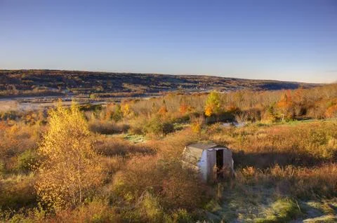 Fall barn Stock Photos