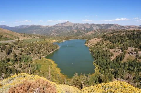 Fall begins in the sierras Stock Photos