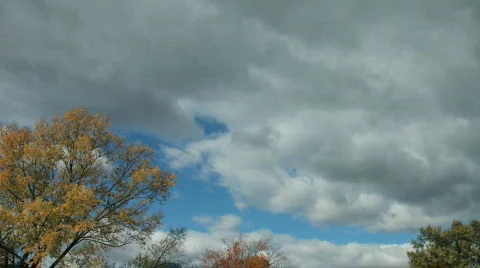 Fall Cloud Timelapse Vidéo 89378