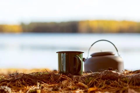Fall coffee Foto stock