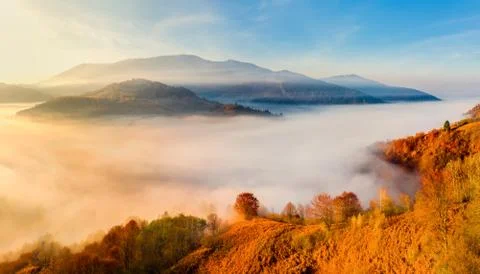 Fall colors of nature Stock Photos