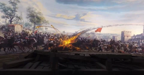 Fall of Constantinople Stock Footage 64071625