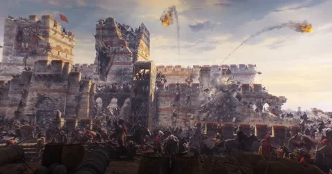 Fall of Constantinople Stock-Footage 64071644