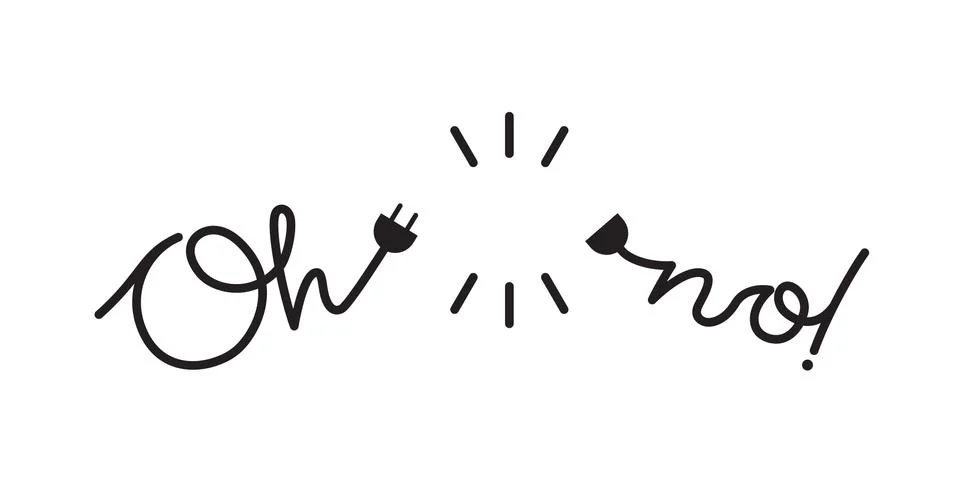 Fall, decline, break down, fail concept. Stock Illustration