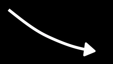 Fall down  arrow. 스톡 동영상 122733020