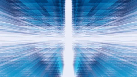 Fall down transparent blue gradient rectangles loop animation Stock Footage 242299276