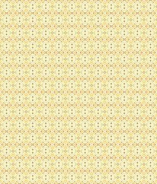 Fall dried maize minimalist tileable outline background pattern in canary silk, Stock Illustration