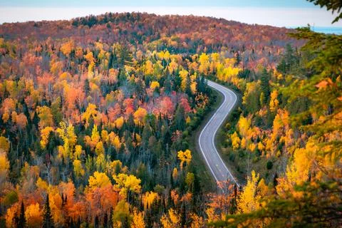 Fall Drive Stock Photos