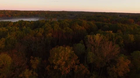 Fall Drone 2 Stock Footage 97071346