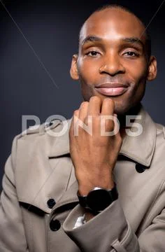 Fall fashion with wearable tech smartwatch Stock Photos